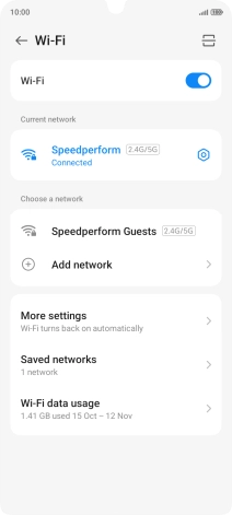 Slide your finger upwards starting from the bottom of the screen to return to the home screen.