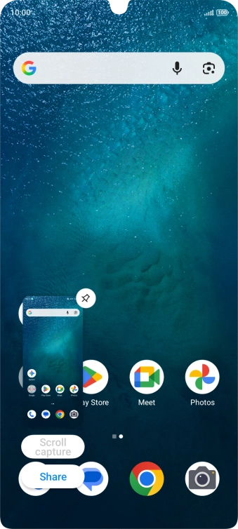 To edit your screenshot, press the screenshot and follow the instructions on the screen to make the required changes.