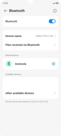 Slide your finger upwards starting from the bottom of the screen to return to the home screen.