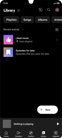 Press the drop down list.
