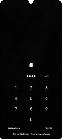 If you're asked to key in your PIN, do so and press the confirm icon.