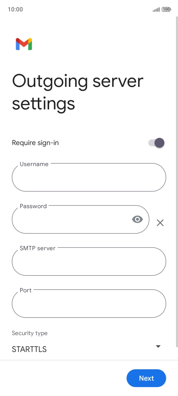 Press the indicator next to Press the indicator next to
