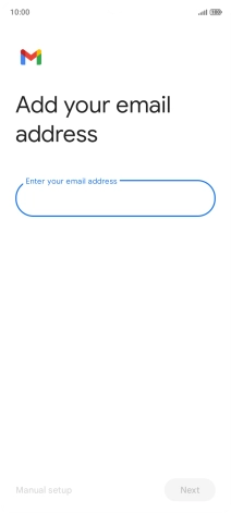 Press the field below 