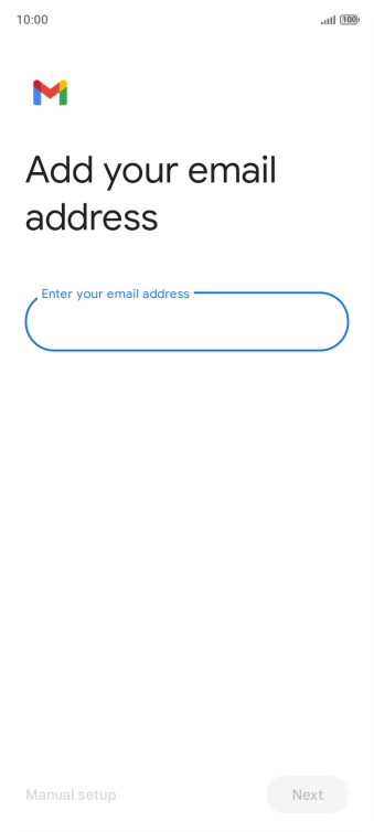 Press the field below 