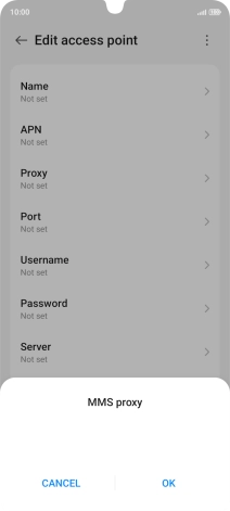 Key in 10.1.1.180 and press OK.