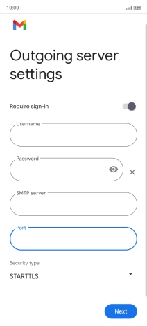 Press the drop down list below 