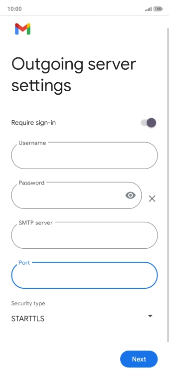 Press the drop down list below 