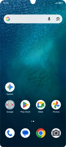 When the battery charging icon is displayed, the battery is charging.