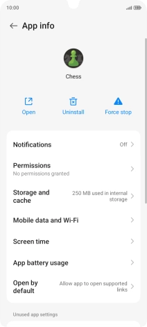 Press Storage and cache.