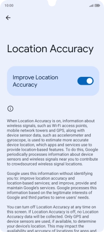 If you press the indicator next to 