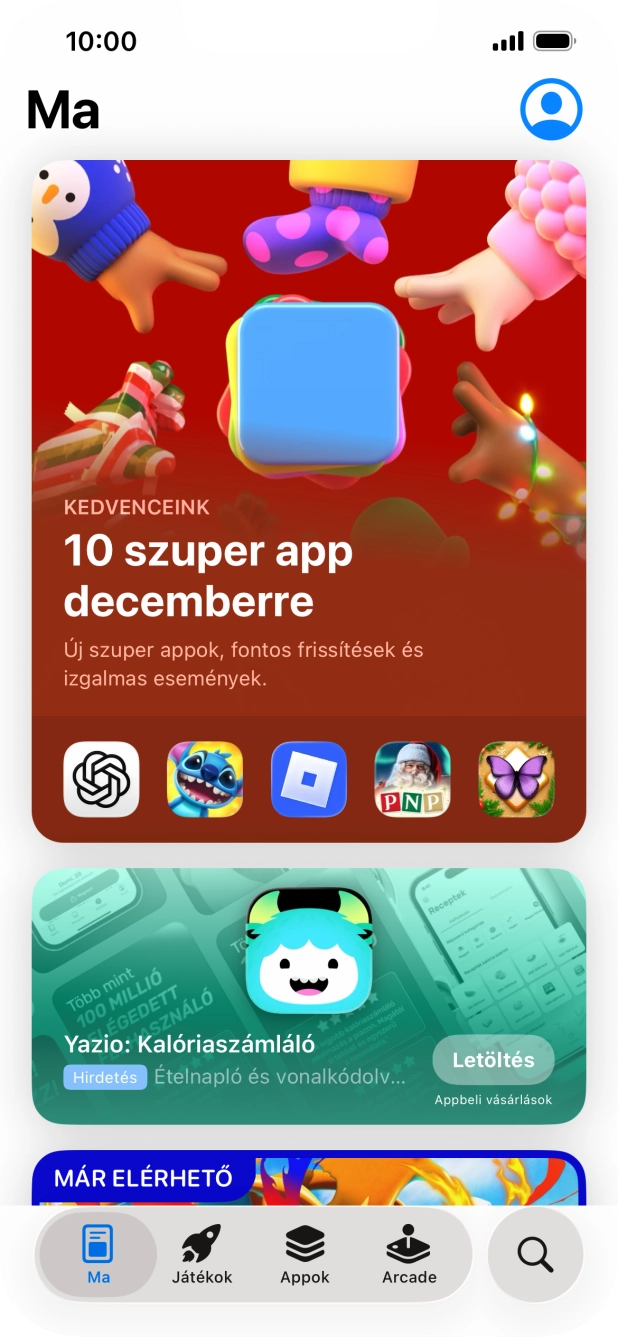 Kattints a keresés ikonra.