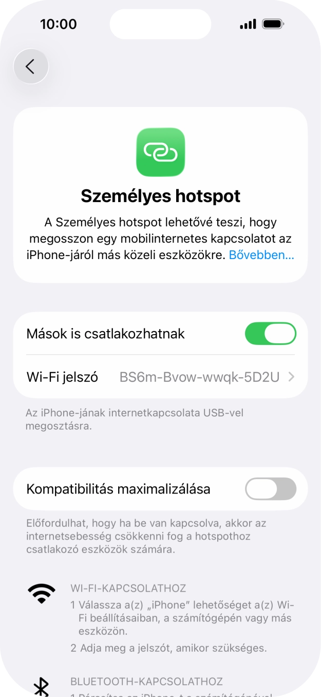 Húzd az ujjad felfelé a kijelző aljáról, hogy visszatérj a kezdőképernyőhöz.