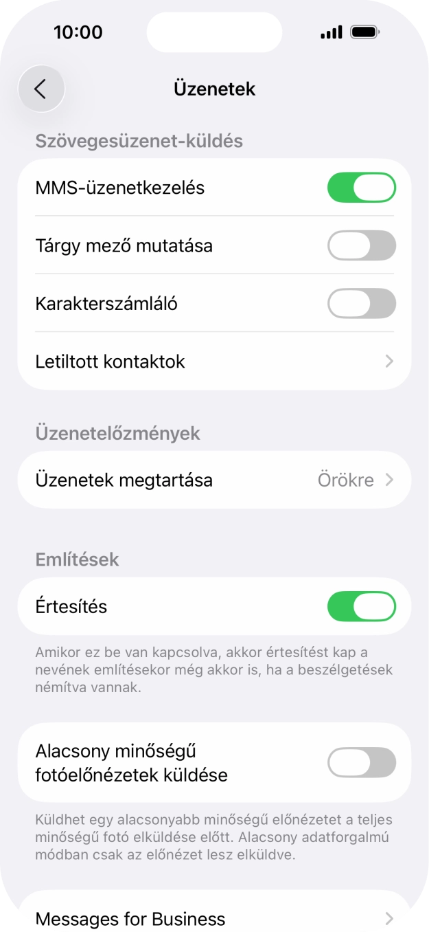 Húzd az ujjad felfelé a kijelző aljáról, hogy visszatérj a kezdőképernyőhöz.