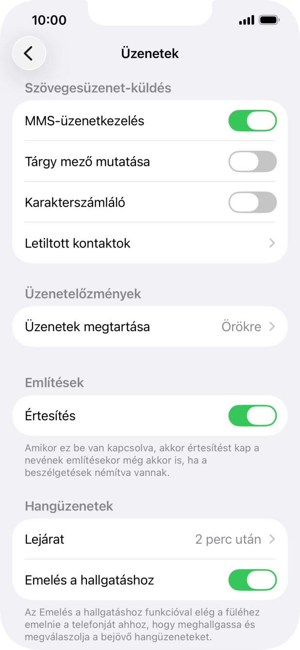 Húzd az ujjad felfelé a kijelző aljáról, hogy visszatérj a kezdőképernyőhöz.
