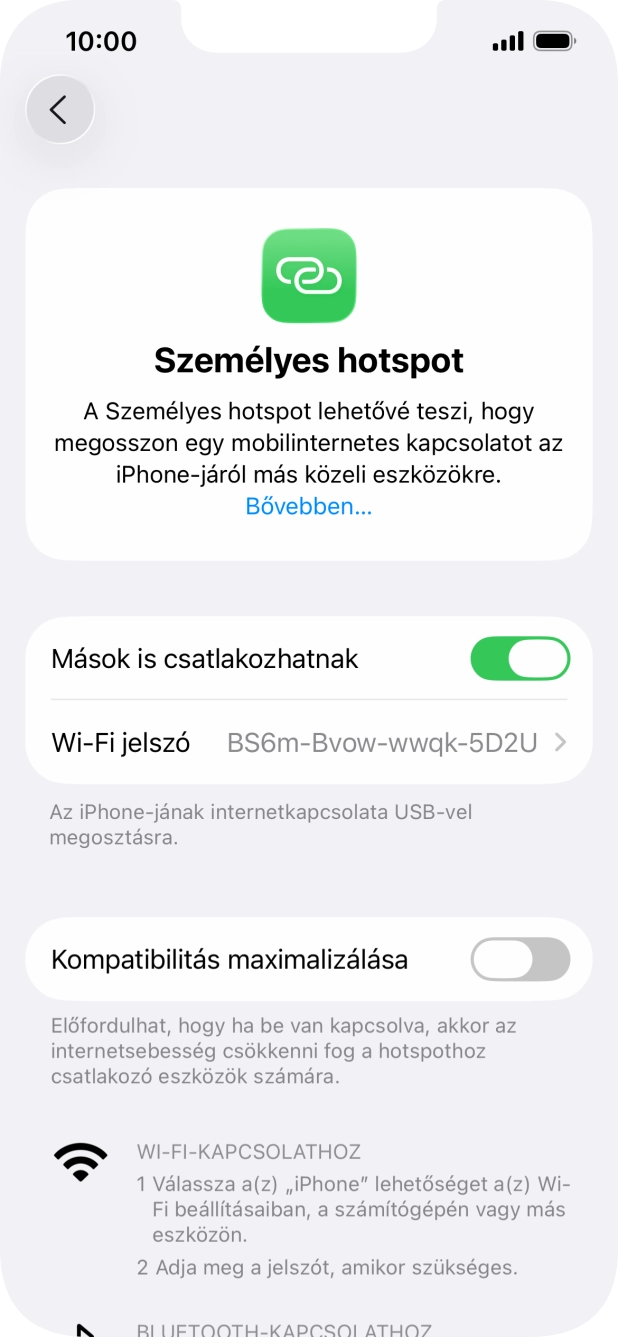 Húzd az ujjad felfelé a kijelző aljáról, hogy visszatérj a kezdőképernyőhöz.