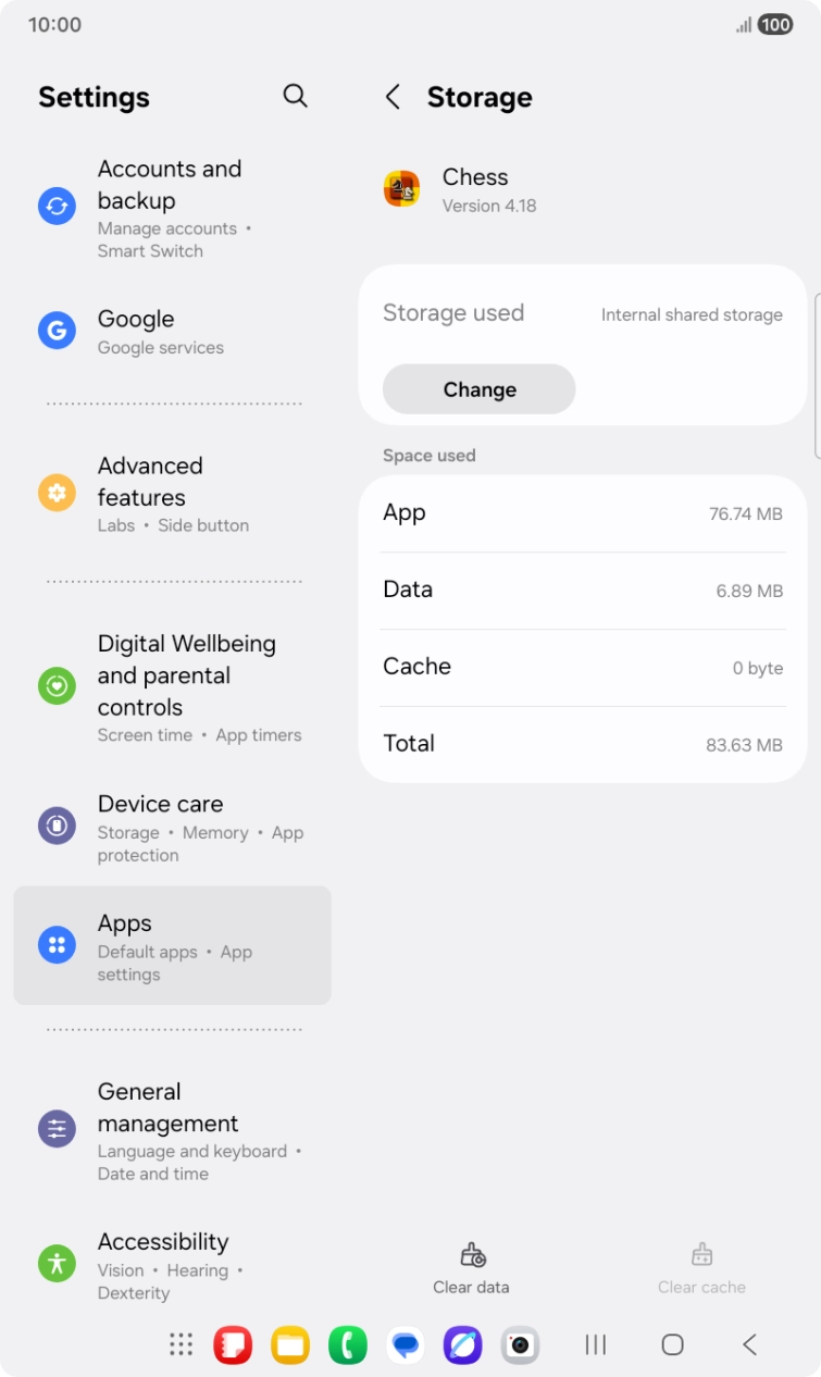 Press the Home key to return to the home screen.