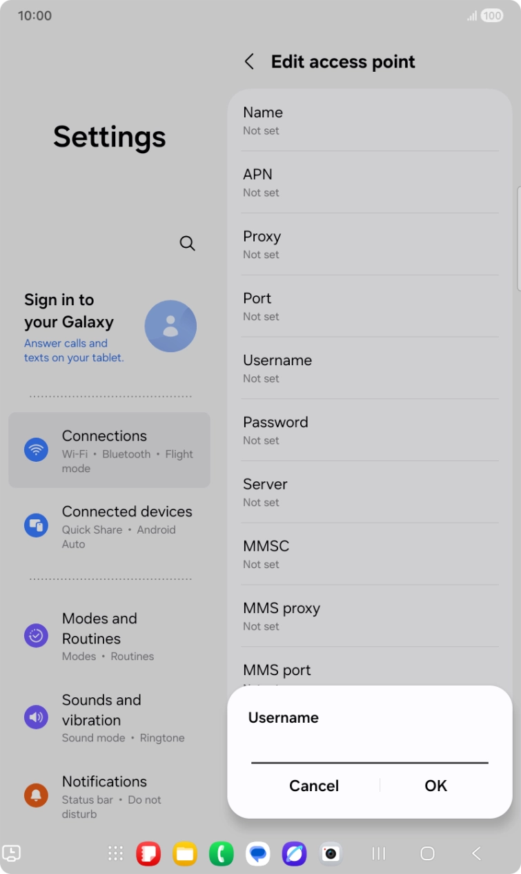 Key in o2 and press OK.