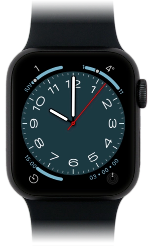 Imagen 1: Vista frontal del Apple Watch SE (2nd Gen) - Black