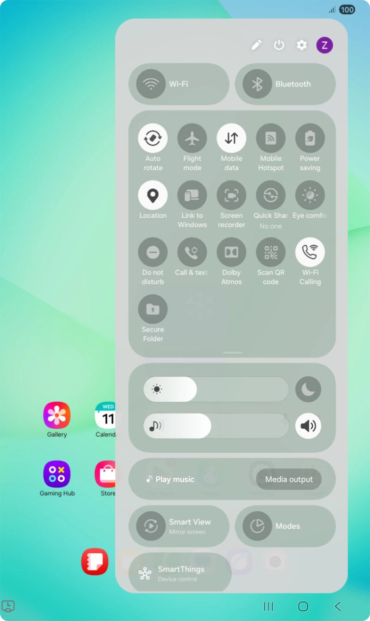Press the WiFi Calling icon to turn the function on or off.