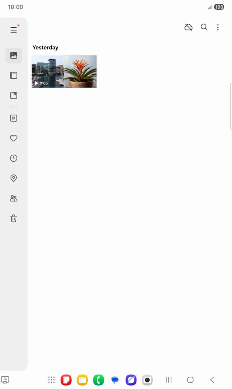 Press the Home key to return to the home screen.