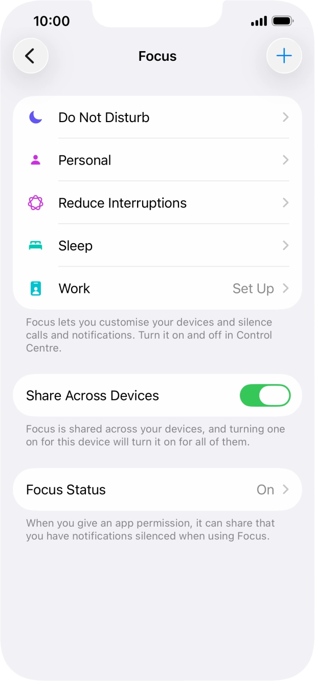 Press Do Not Disturb. Press Do Not Disturb.
