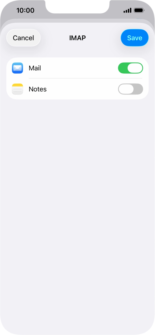Press Save. Your email account has now been set up. To select more settings for incoming and outgoing server, proceed with the following steps.