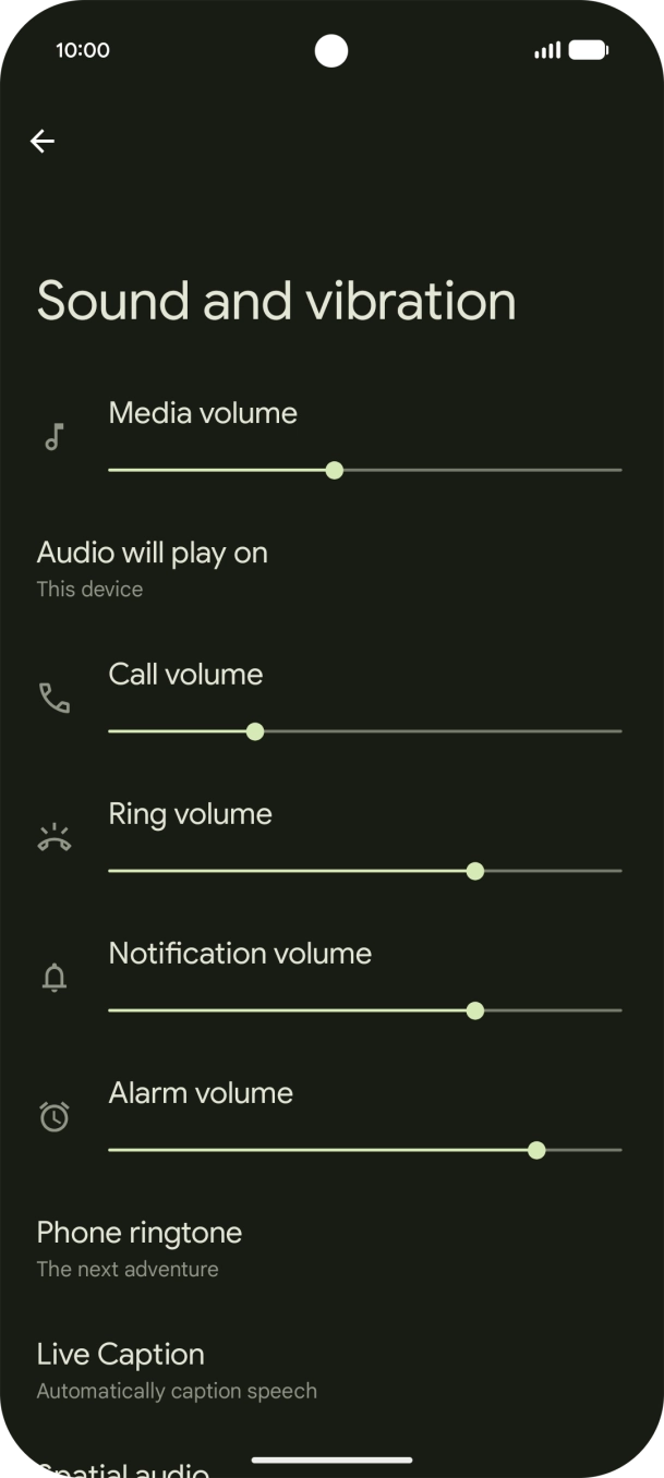 Press Phone ringtone.