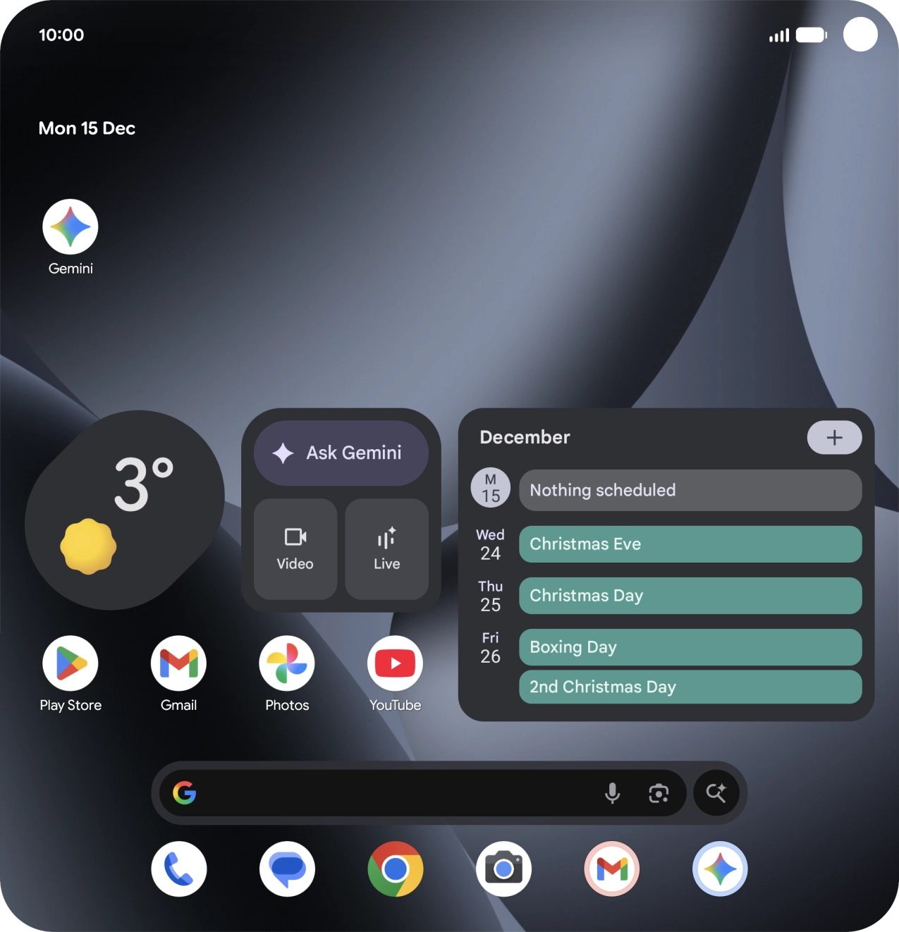 Press and hold the required app icon.