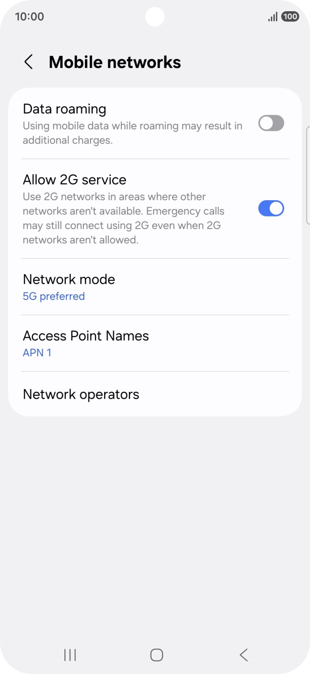 Press Network operators. Press Network operators.