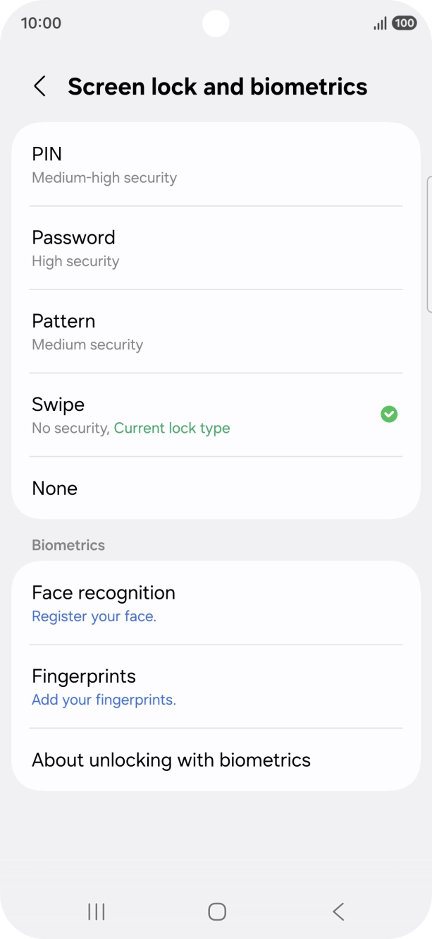 Press Fingerprints. Press Fingerprints.
