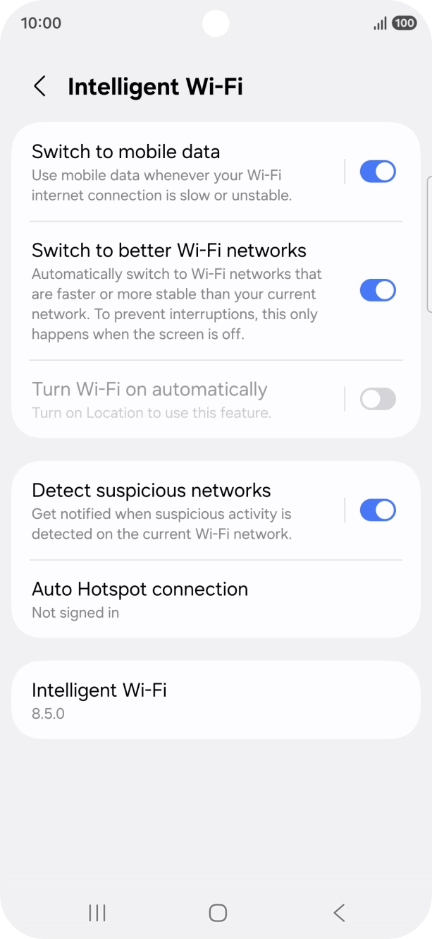 Press the indicator next to Press the indicator next to