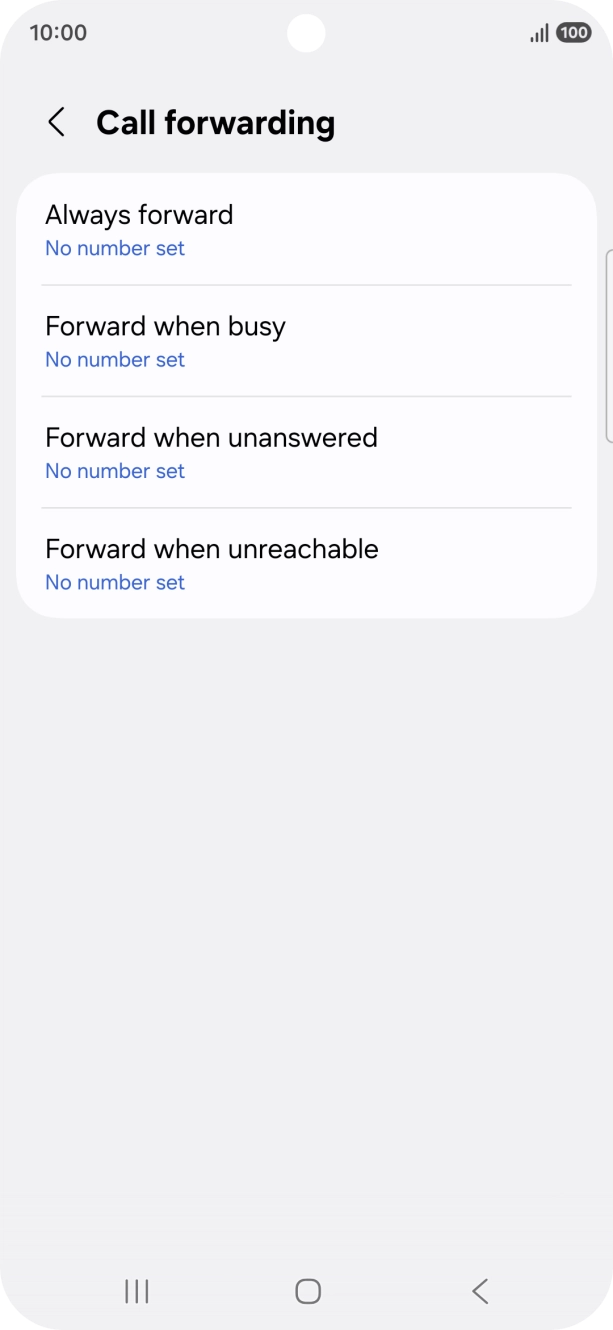 Press the Home key to return to the home screen.