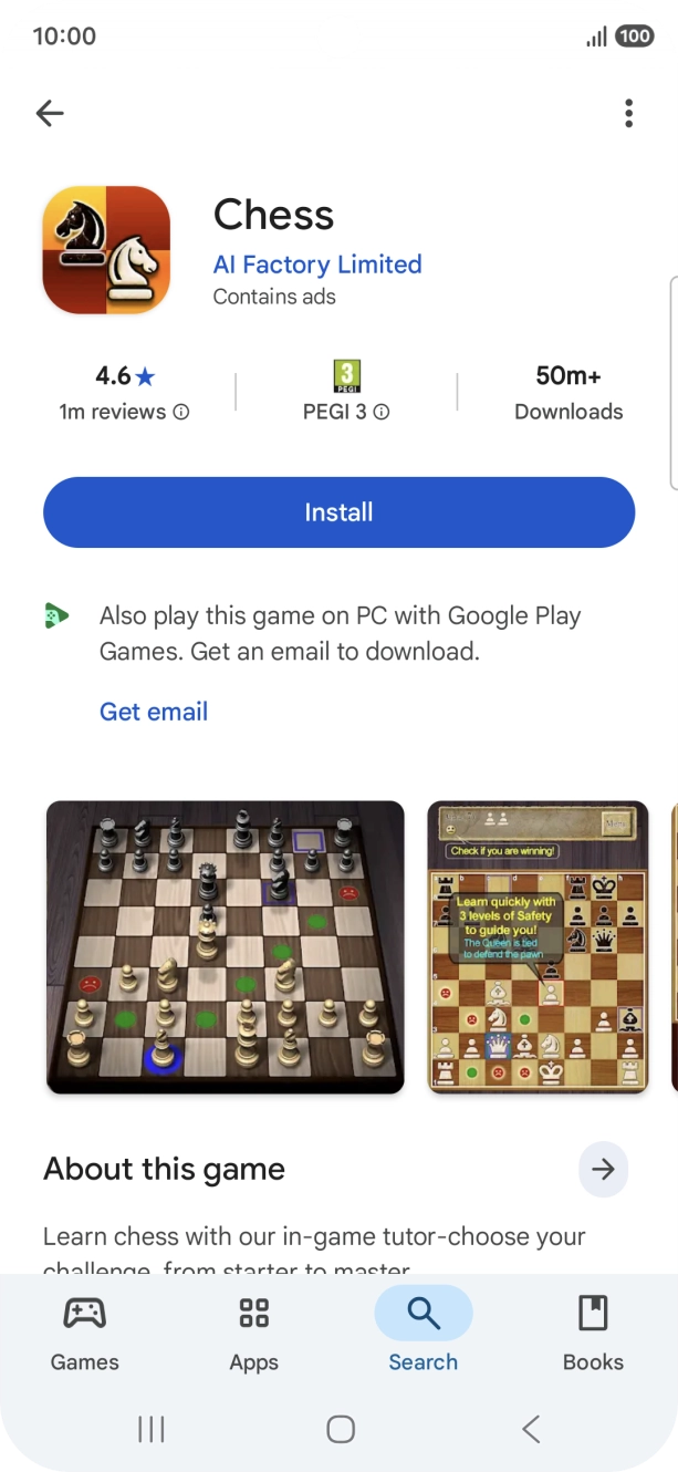 Press Install and follow the instructions on the screen to install the app. Press Install and follow the instructions on the screen to install the app.