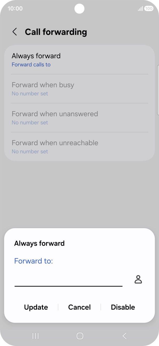 Press Disable.