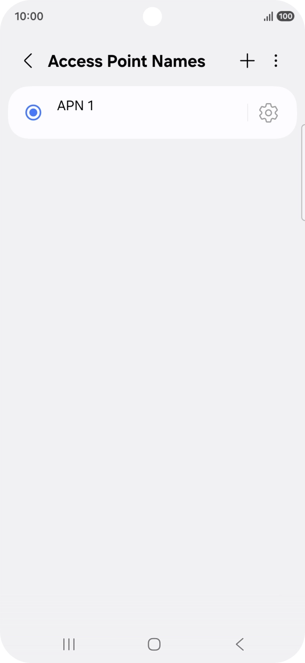 Press the add icon. Press the add icon.