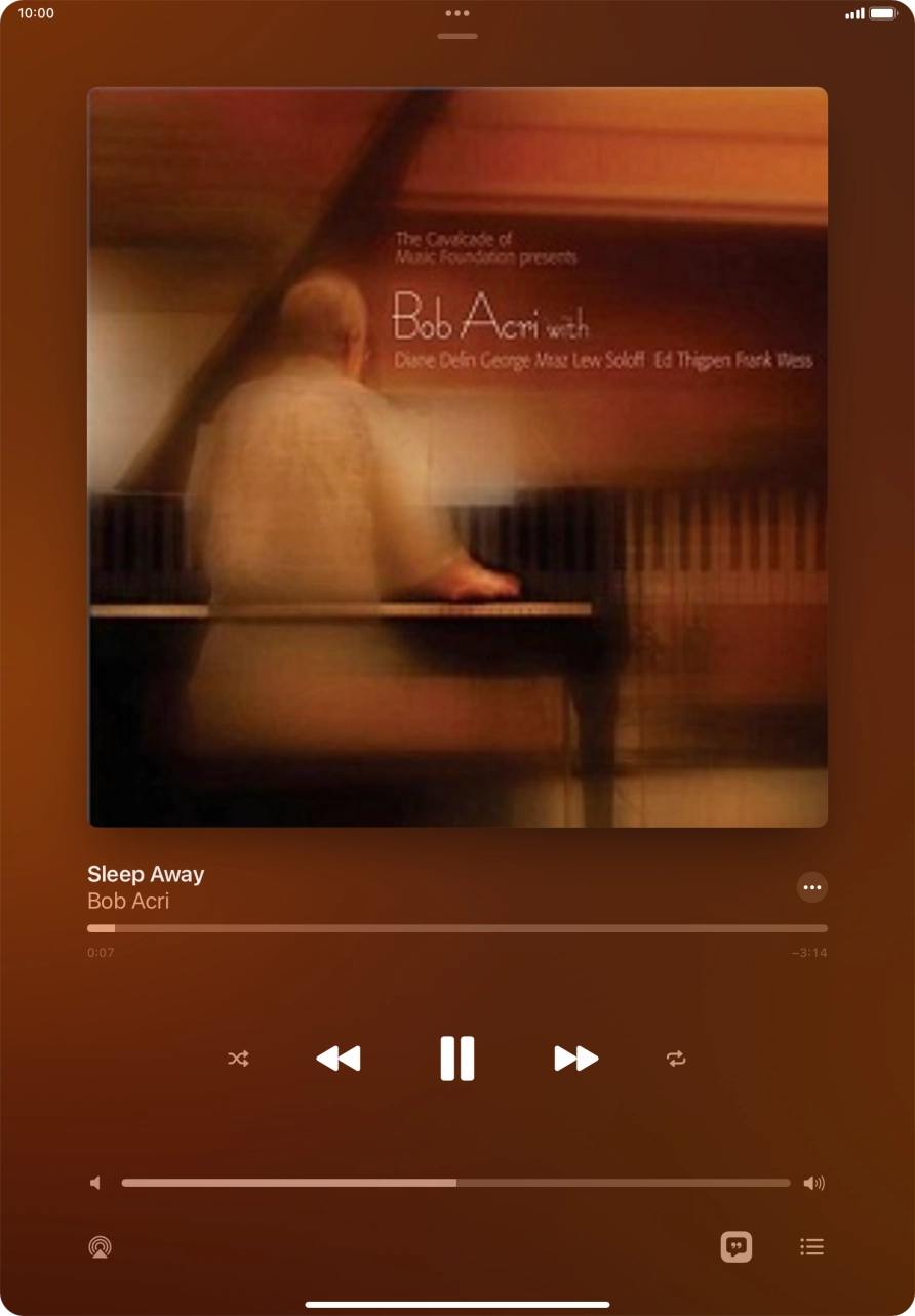 Press arrow right to go to the next audio file.