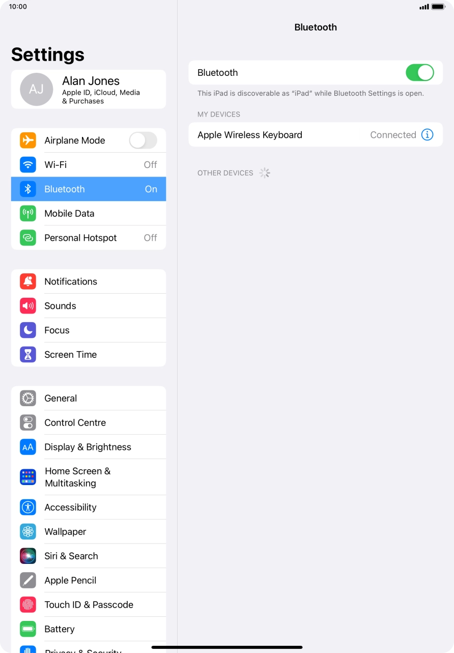 Slide your finger upwards starting from the bottom of the screen to return to the home screen.