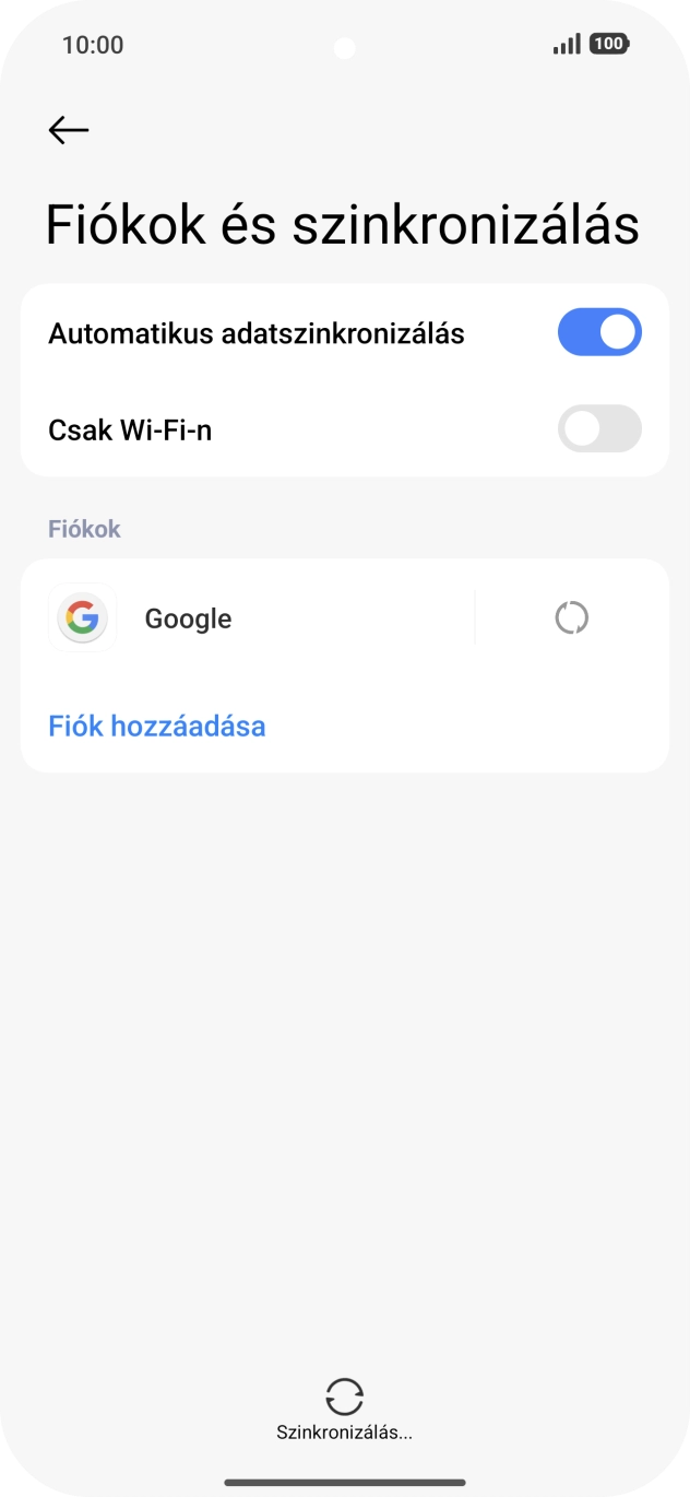Húzd az ujjad felfelé a kijelző aljáról, hogy visszatérj a kezdőképernyőhöz. Húzd az ujjad felfelé a kijelző aljáról, hogy visszatérj a kezdőképernyőhöz.