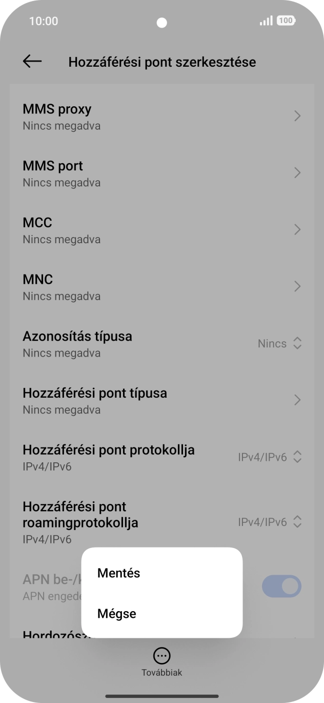 Válaszd a Mentés lehetőséget. Válaszd a Mentés lehetőséget.