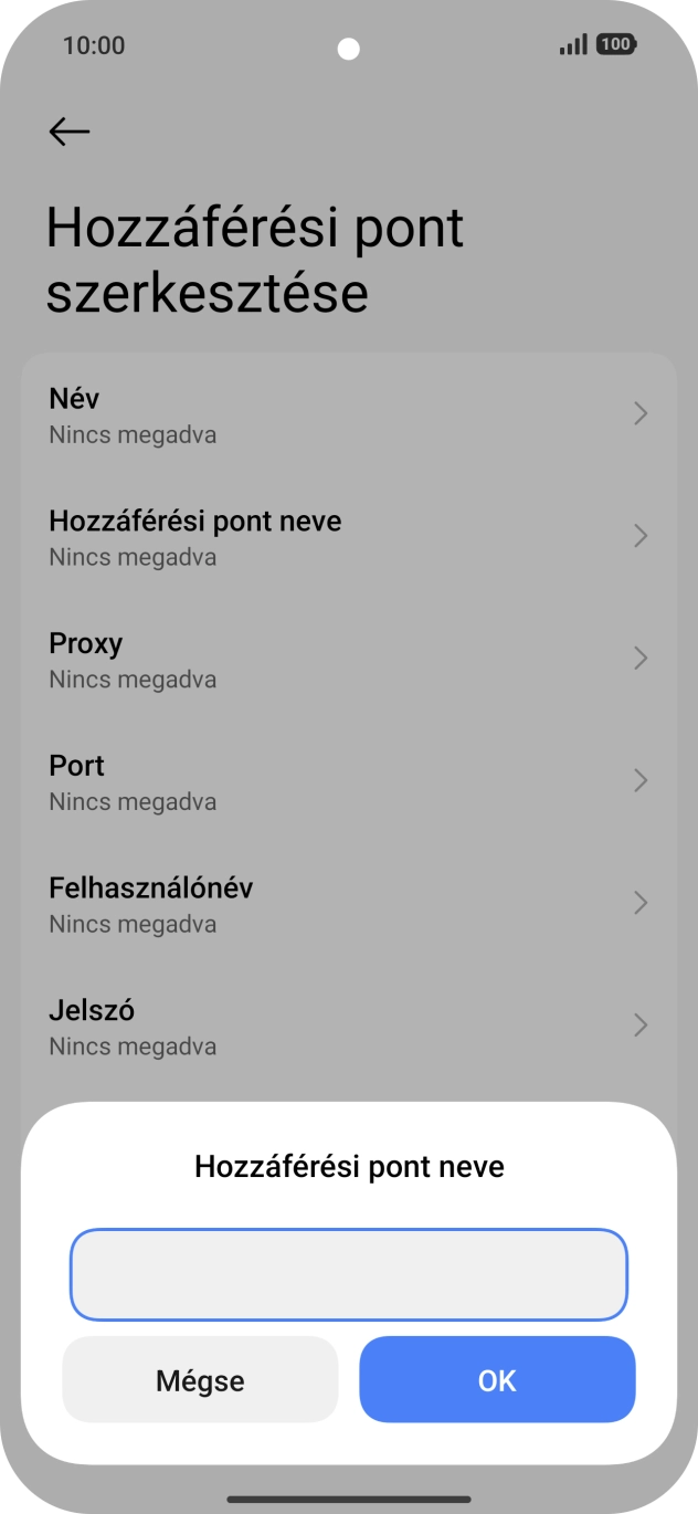 Amennyiben előfizetésed van, írd be azt, hogy internet, és válaszd az OK lehetőséget. Amennyiben előfizetésed van, írd be azt, hogy internet, és válaszd az OK lehetőséget.