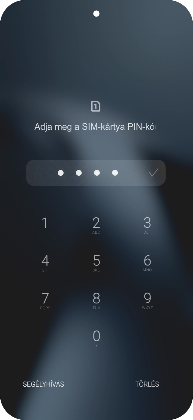 Amennyiben a telefon kéri, írd be a PIN-kódodat, és kattints a jóváhagyás ikonra. Amennyiben a telefon kéri, írd be a PIN-kódodat, és kattints a jóváhagyás ikonra.