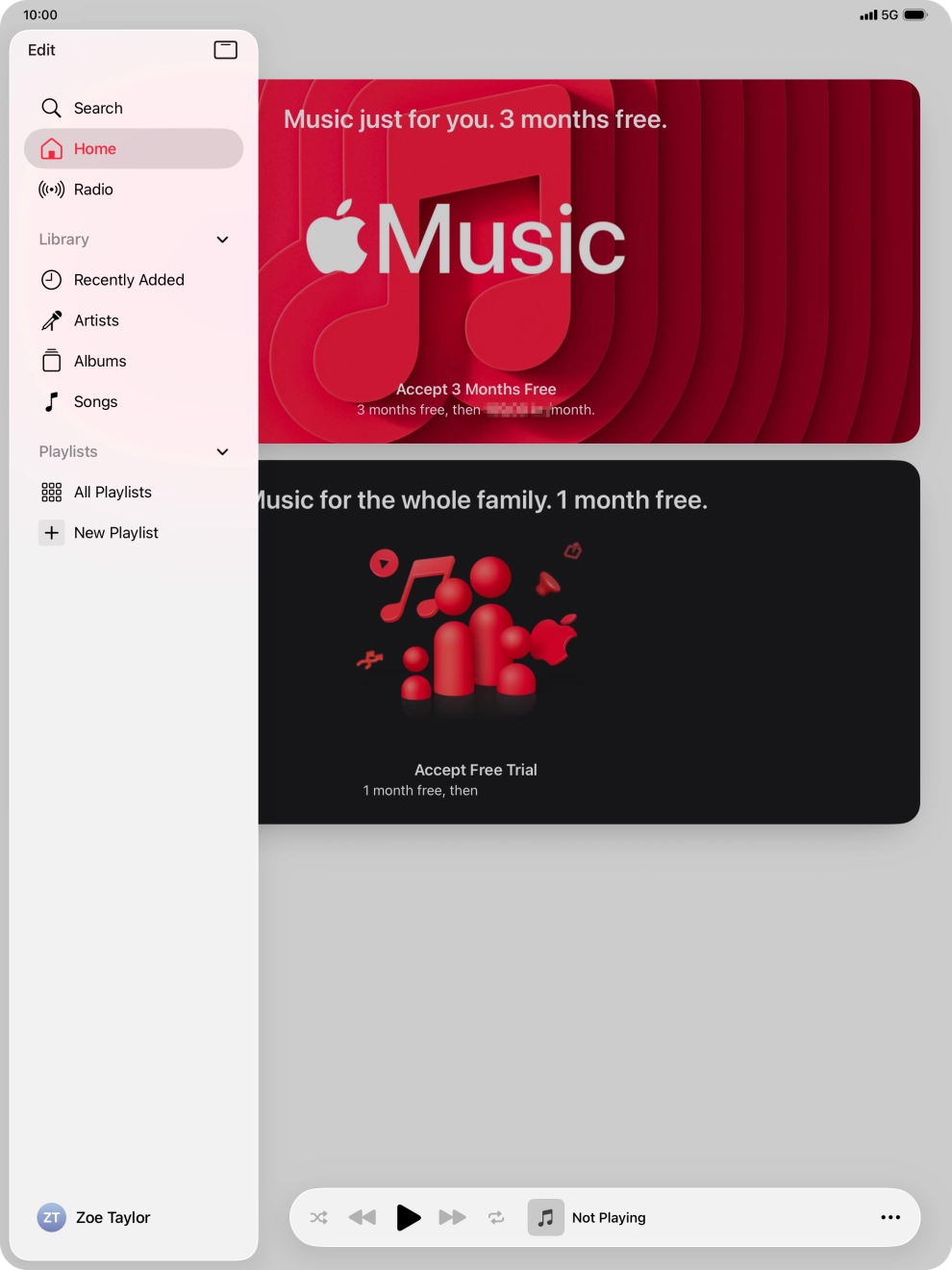 Press New Playlist.