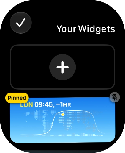 Press the pin widget icon on the required widget to pin it to the top of the stack. Press the pin widget icon on the required widget to pin it to the top of the stack.