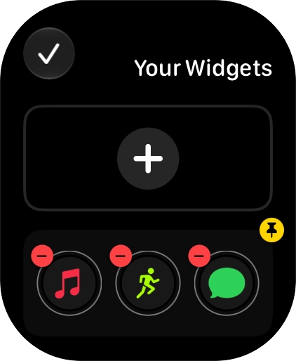Press the confirm icon. Press the confirm icon.