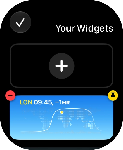 Press the unpin widget icon on the required widget to unpin it from the top of the stack. Press the unpin widget icon on the required widget to unpin it from the top of the stack.