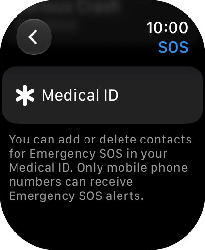 Press Medical ID.