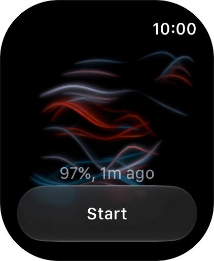 Press the Digital Crown several times to return to the home screen.