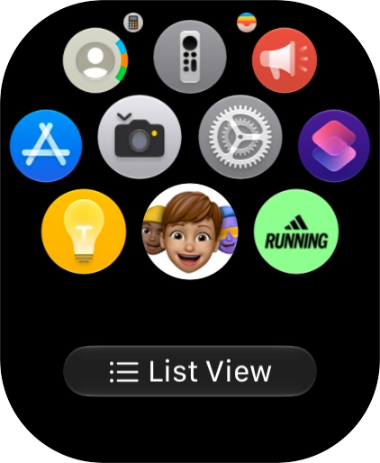 Press and hold the required app.