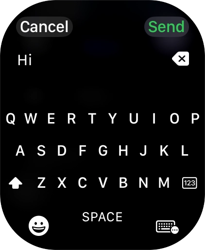 Press the input icon.