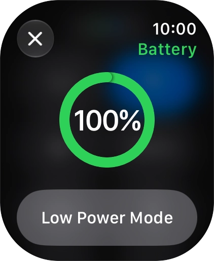 Press Low Power Mode.